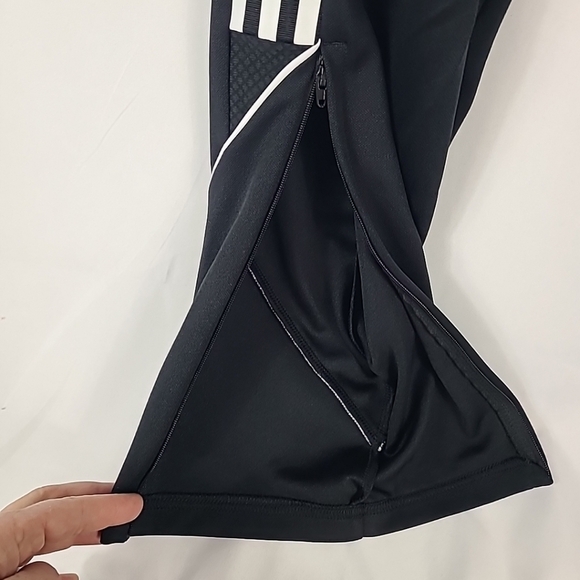 NEW Adidas Men's Tiro League Pants Black White Logo & Stripes Sz XL MSRP $55 - Picture 6 of 7